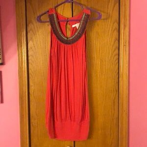 Charlotte Russe long sleeveless shirt